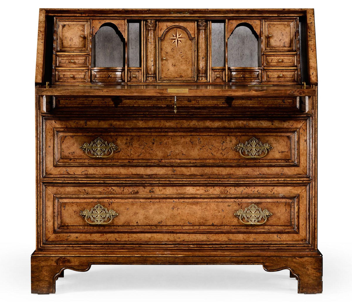 Jonathan Charles Office Bureau Base Cabinet Queen Anne House of Isabella UK