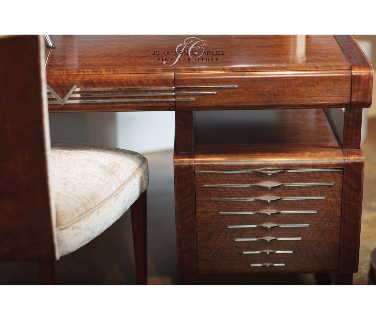 Jonathan Charles Office Desk 50s Americana House of Isabella UK