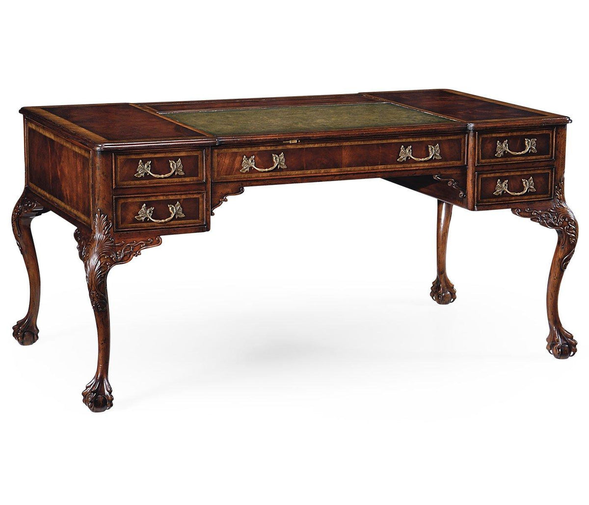Jonathan Charles Office Desk George II in Mahogany House of Isabella UK