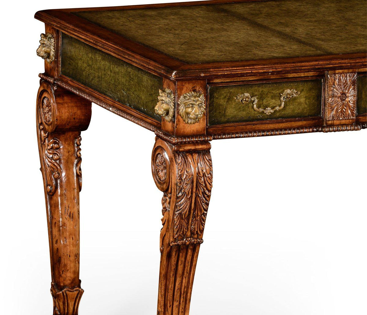 Jonathan Charles Office Desk Italian Lions Paw House of Isabella UK