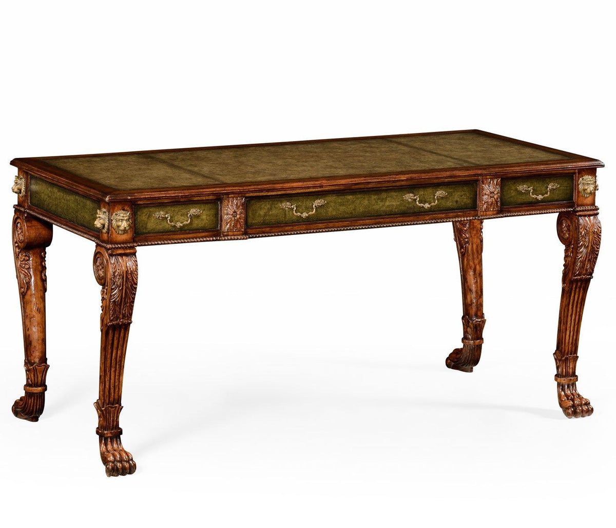 Jonathan Charles Office Desk Italian Lions Paw House of Isabella UK