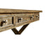 Jonathan Charles Office Desk Rustic in Medium Driftwood House of Isabella UK
