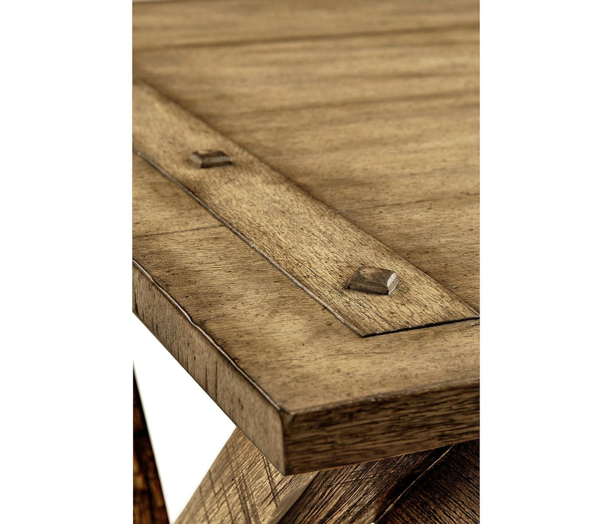 Jonathan Charles Office Desk Rustic in Medium Driftwood House of Isabella UK
