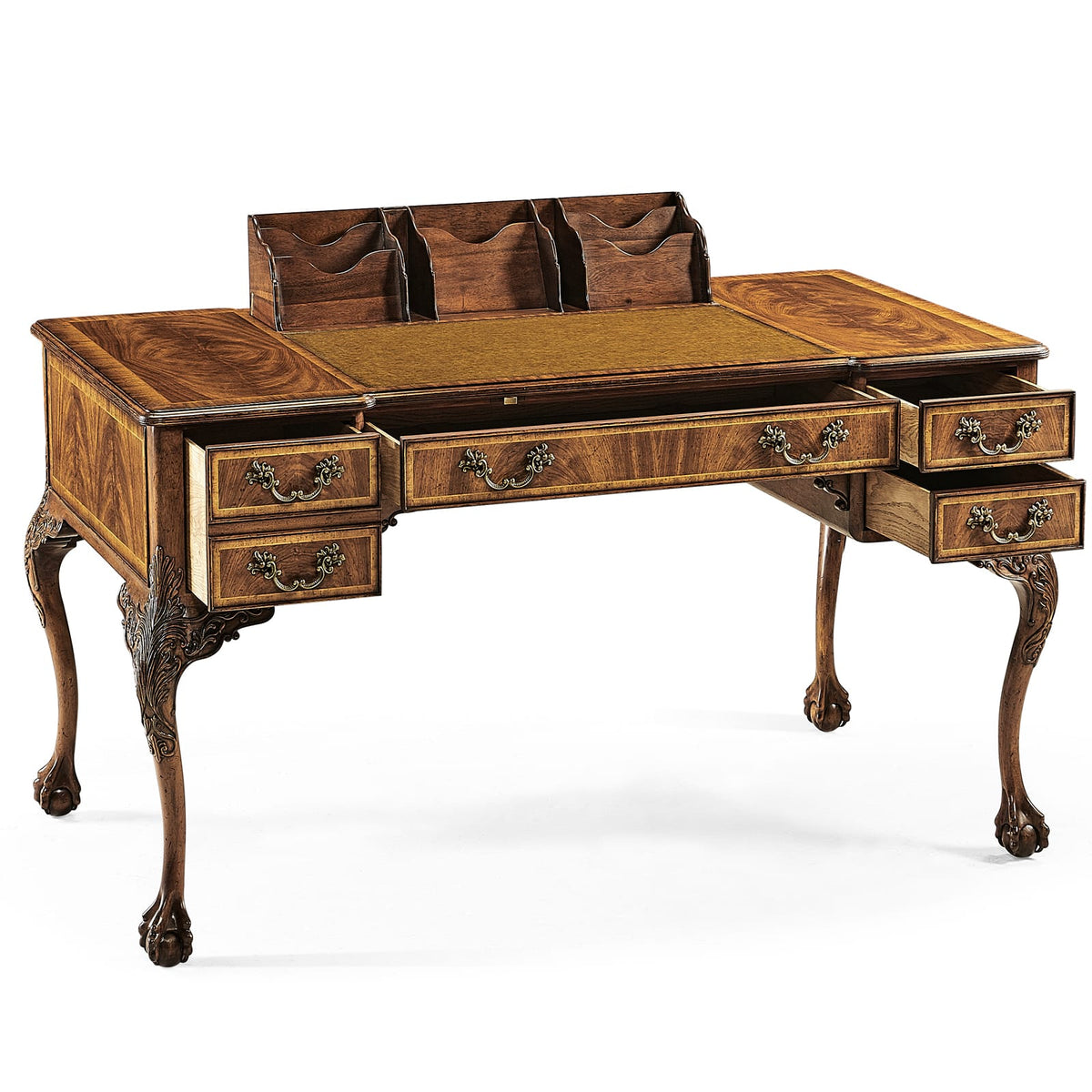 Jonathan Charles Office George II Walnut Desk House of Isabella UK