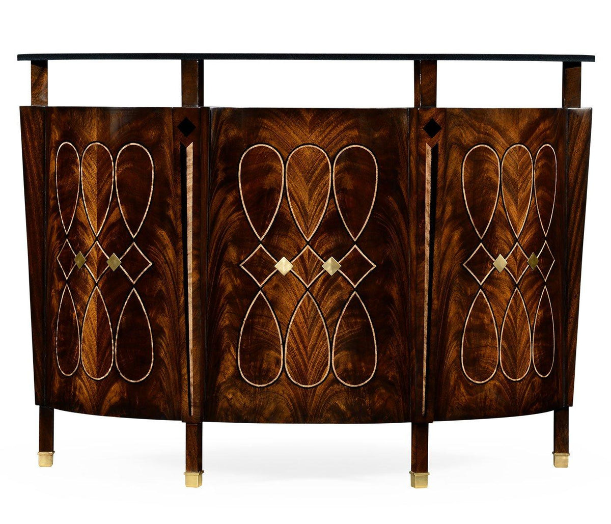 Jonathan Charles Office Registration Desk in Mahogany - Small House of Isabella UK