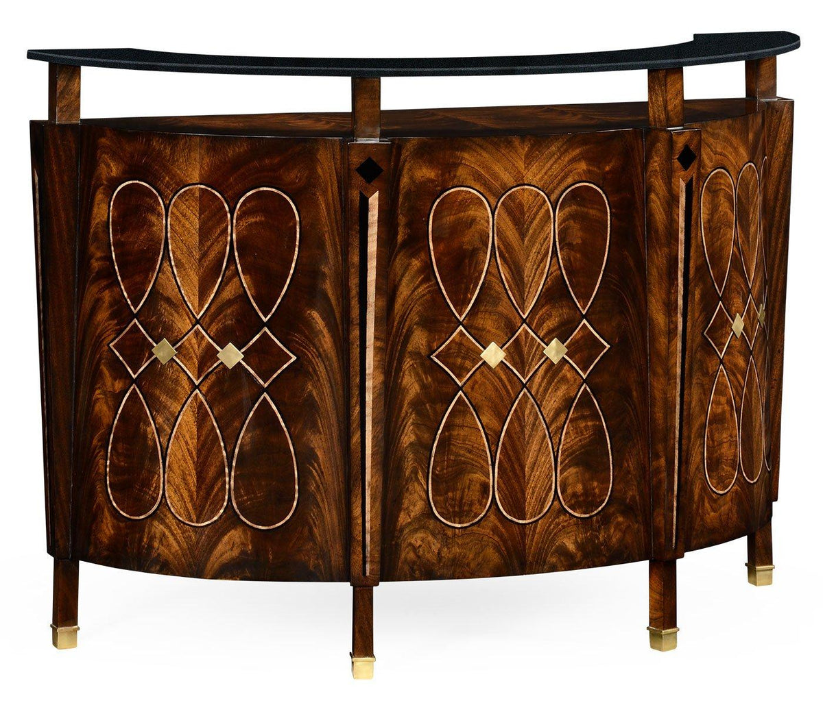 Jonathan Charles Office Registration Desk in Mahogany - Small House of Isabella UK