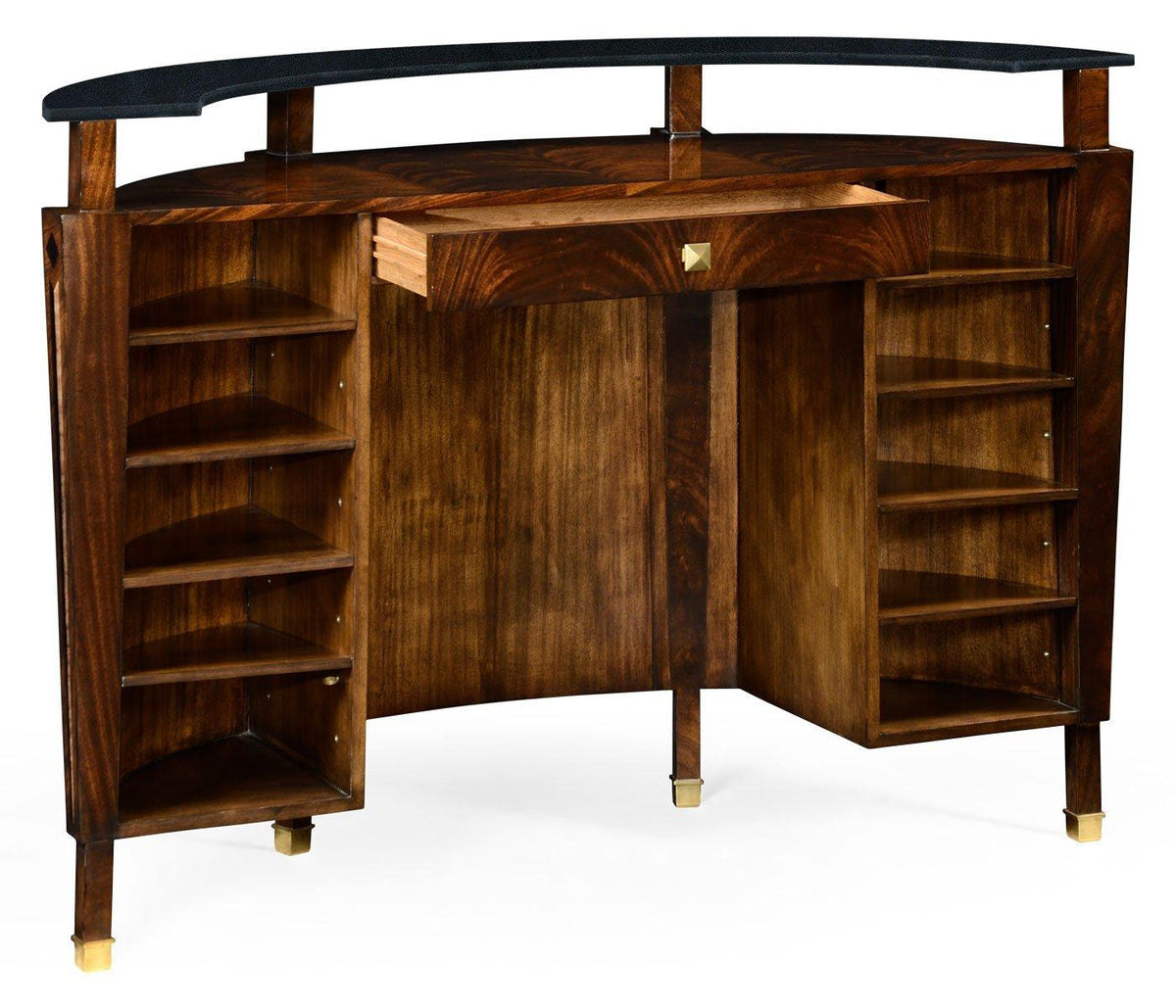 Jonathan Charles Office Registration Desk in Mahogany - Small House of Isabella UK