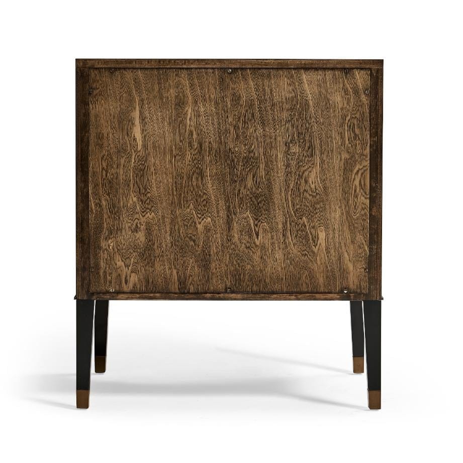 Jonathan Charles Sleeping Bedside Chest in Coffee Bean Eucalyptus House of Isabella UK