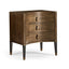 Jonathan Charles Sleeping Bedside Chest in Coffee Bean Eucalyptus House of Isabella UK