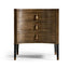 Jonathan Charles Sleeping Bedside Chest in Coffee Bean Eucalyptus House of Isabella UK