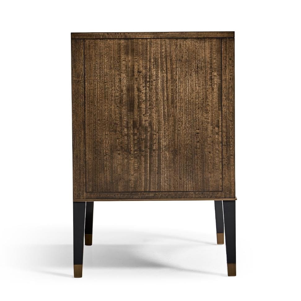 Jonathan Charles Sleeping Bedside Chest in Coffee Bean Eucalyptus House of Isabella UK
