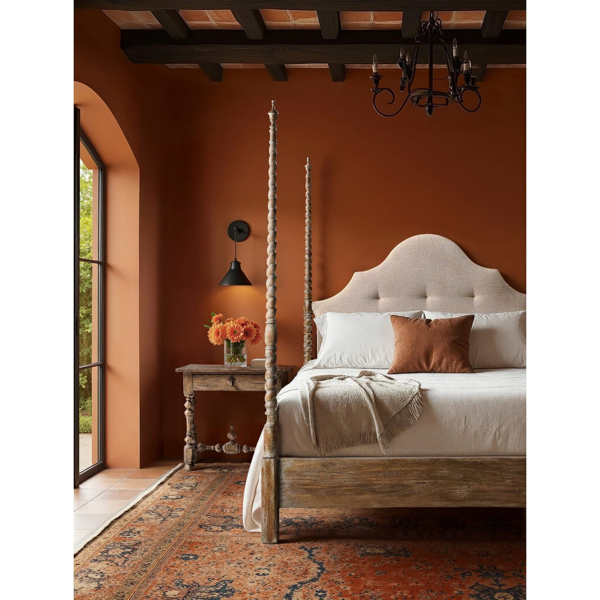 Jonathan Charles Sleeping Caldera Poster UK King Bed House of Isabella UK