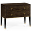 Jonathan Charles Sleeping Chest of Drawers in Coffee Bean Eucalyptus House of Isabella UK