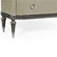 Jonathan Charles Sleeping Chest of Drawers in Grey Leather House of Isabella UK