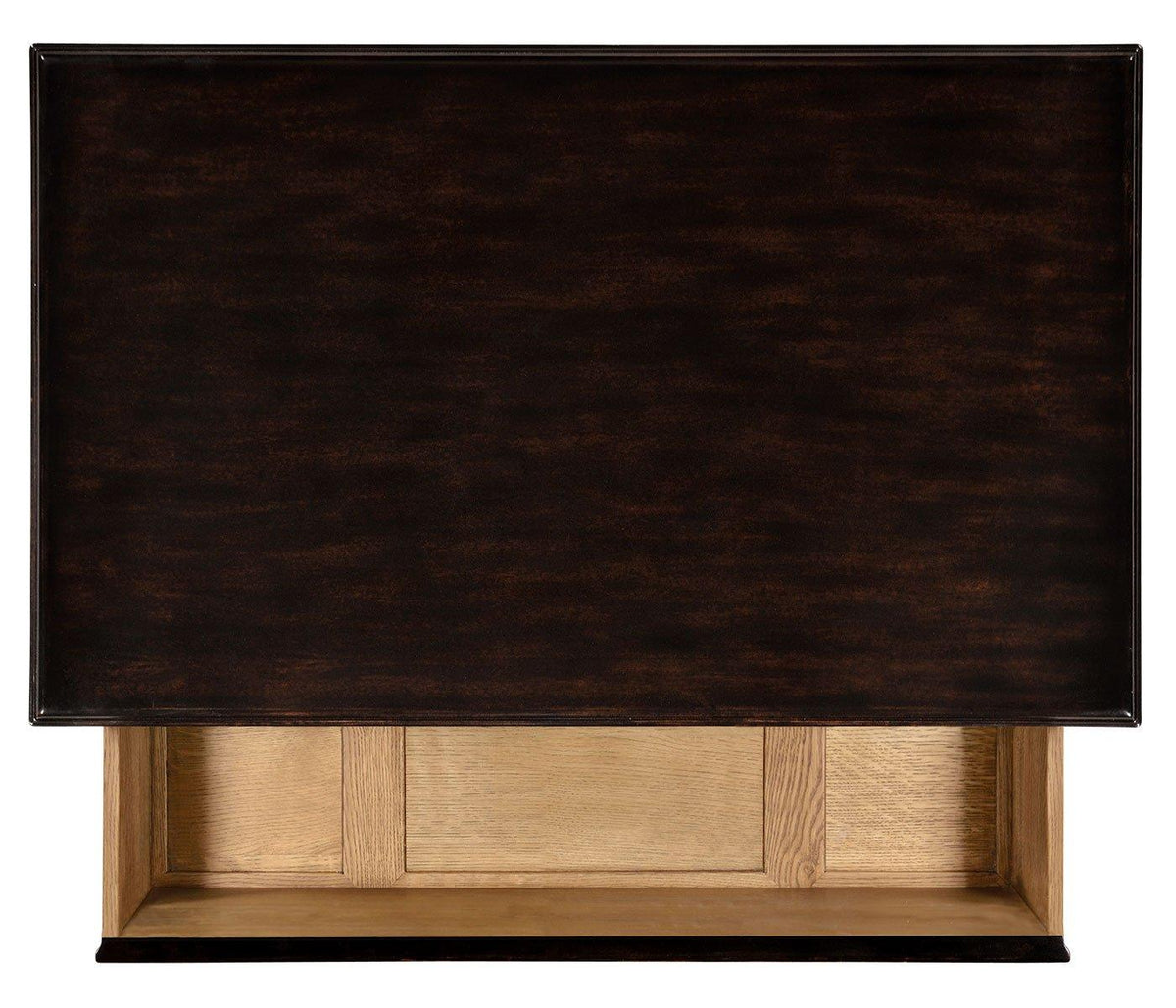 Jonathan Charles Sleeping Chinoiserie Style Ebonised Bedside Chest of Drawers House of Isabella UK