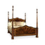 Jonathan Charles Sleeping Chippendale Four Poster Bed in Mahogany - UK Super King House of Isabella UK