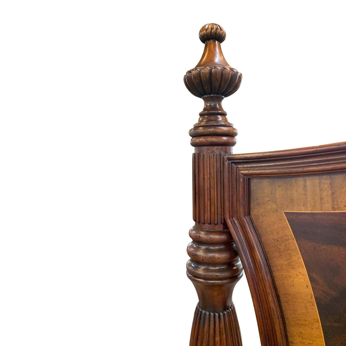 Jonathan Charles Sleeping Chippendale Four Poster Bed in Mahogany - UK Super King House of Isabella UK