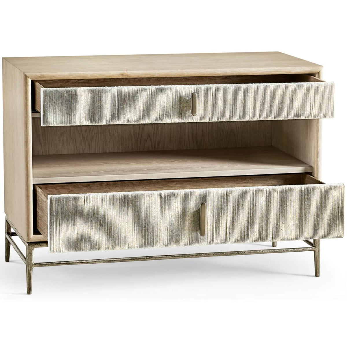 Jonathan Charles Sleeping Clapotis Danish Cord Bedside Table House of Isabella UK