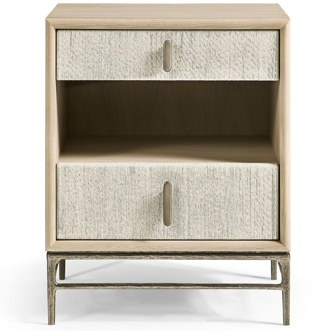 Jonathan Charles Sleeping Clapotis Danish Cord Narrow Nightstand House of Isabella UK