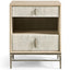 Jonathan Charles Sleeping Clapotis Danish Cord Narrow Nightstand House of Isabella UK