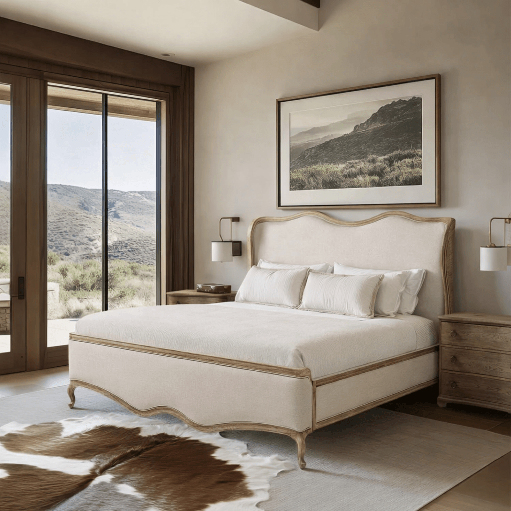 Jonathan Charles Sleeping Echo Canyon Upholstered Bed - UK Super King House of Isabella UK