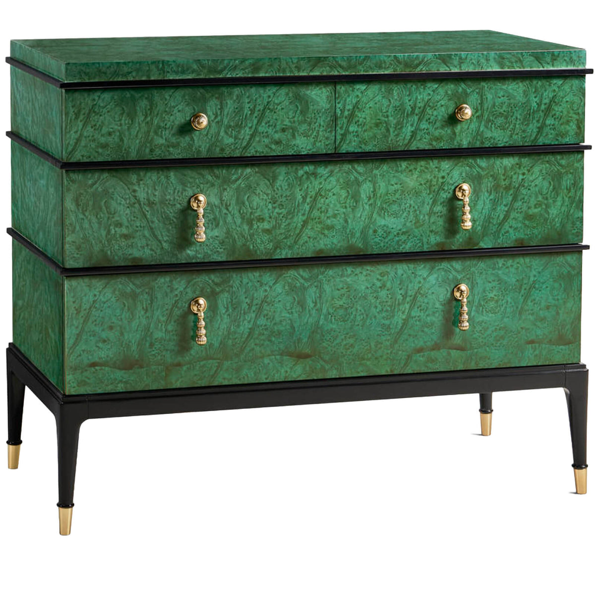Jonathan Charles Sleeping Jacques Chest of Drawers in Emerald House of Isabella UK