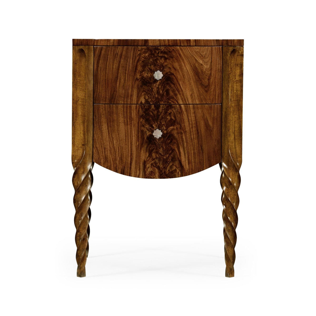 Jonathan Charles Bedside Cabinet Barley - Walnut.