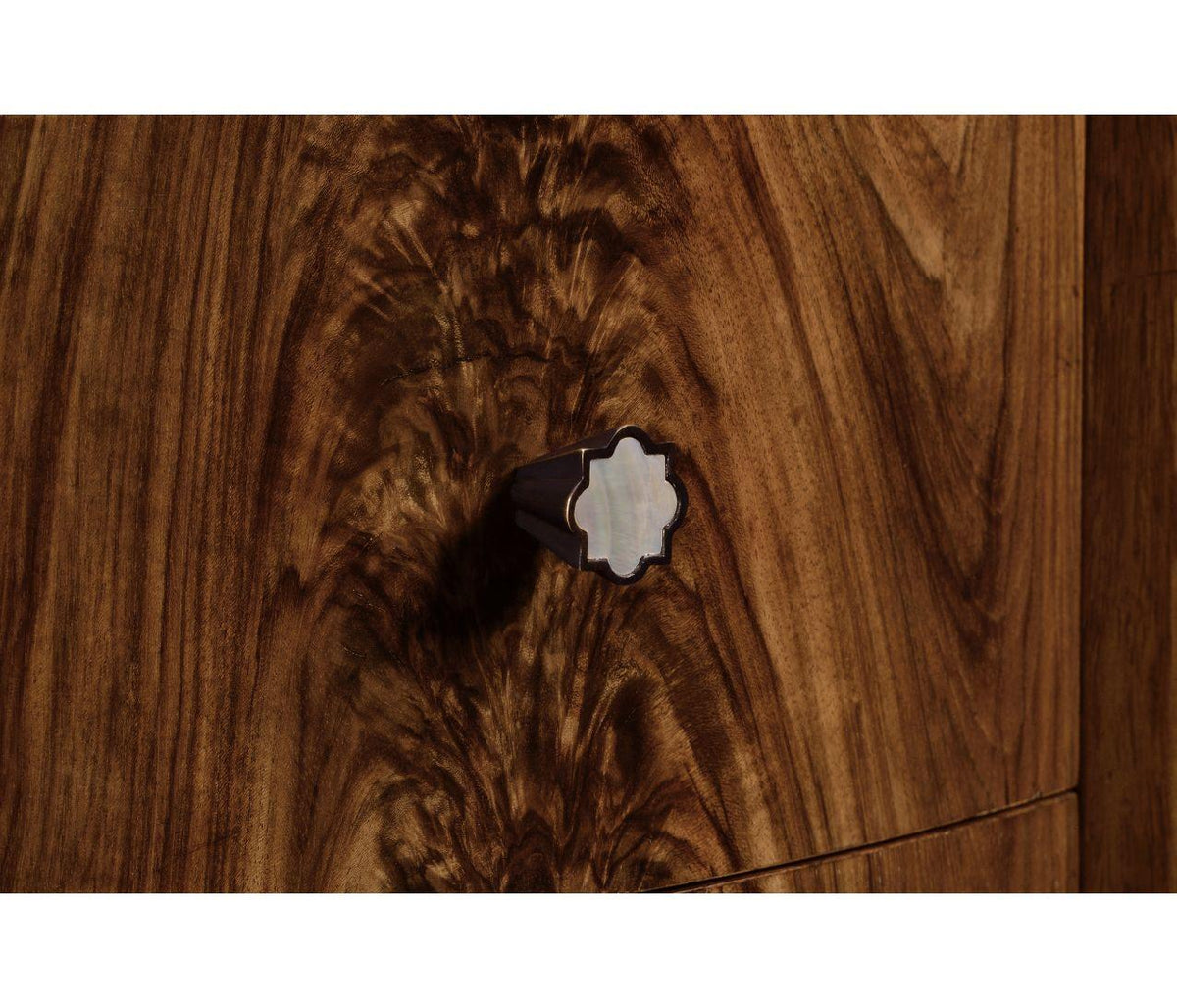 Jonathan Charles Bedside Cabinet Barley - Walnut.