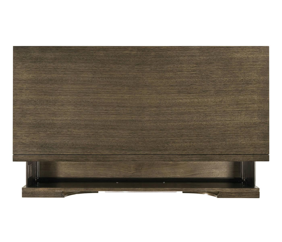 Jonathan Charles Dark Grey Walnut Chest of Drawers.