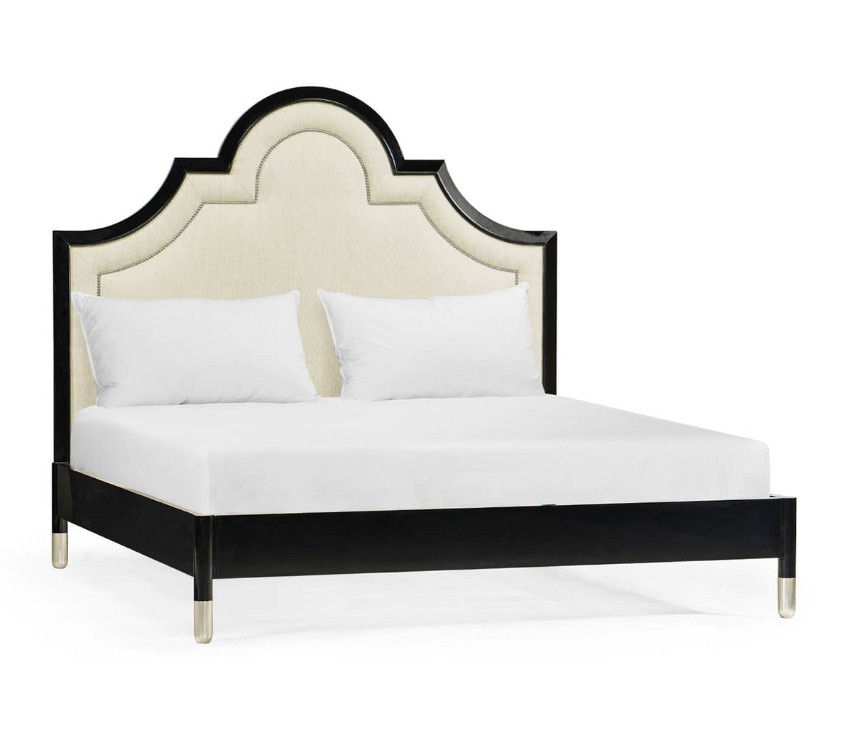 Jonathan Charles Sleeping Madison Piano Black UK King Bed House of Isabella UK