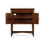 Jonathan Charles Sleeping Mahogany Bedside Table with Brass Gallery House of Isabella UK