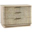 Jonathan Charles Sleeping Seiche Glasscloth Bedside Table - Large House of Isabella UK