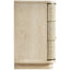 Jonathan Charles Sleeping Seiche Glasscloth Bedside Table - Large House of Isabella UK