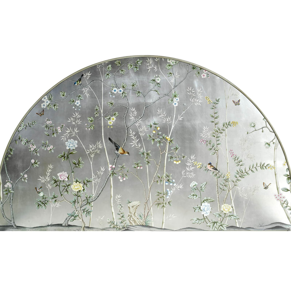 Jonathan Charles Sleeping Shimmering Moon Half Round Panel Bed House of Isabella UK