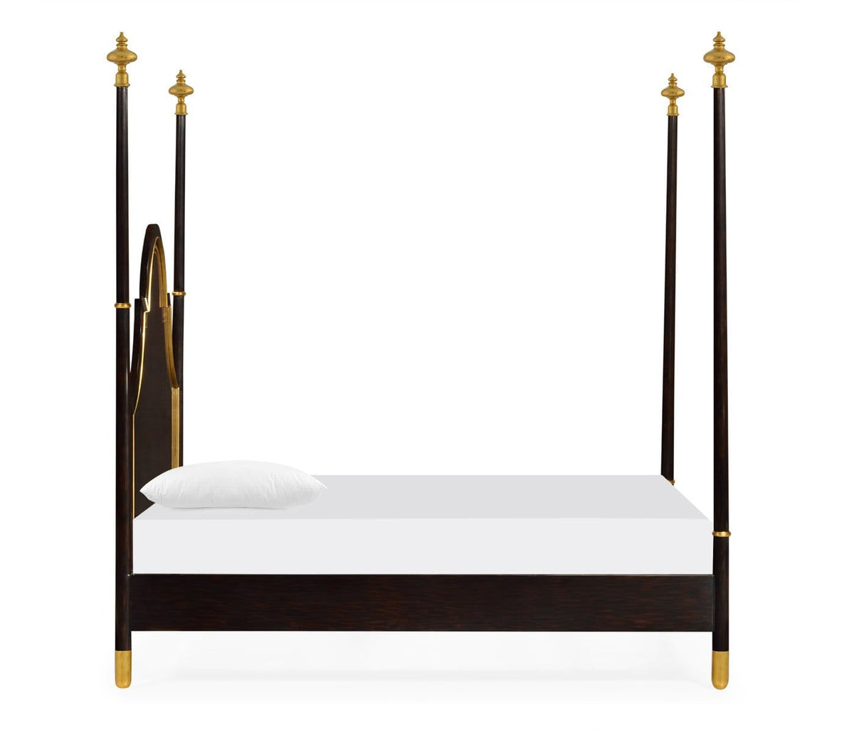 Jonathan Charles Sleeping Super King Bed Palace Four Poster - Antique Gold House of Isabella UK