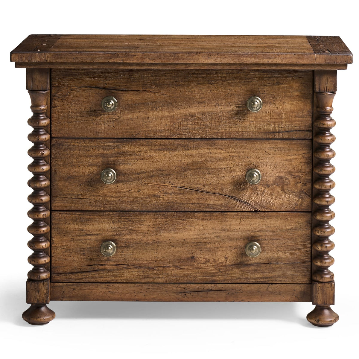 Jonathan Charles Sleeping Tamarisk 3 Drawer Bedside Table House of Isabella UK