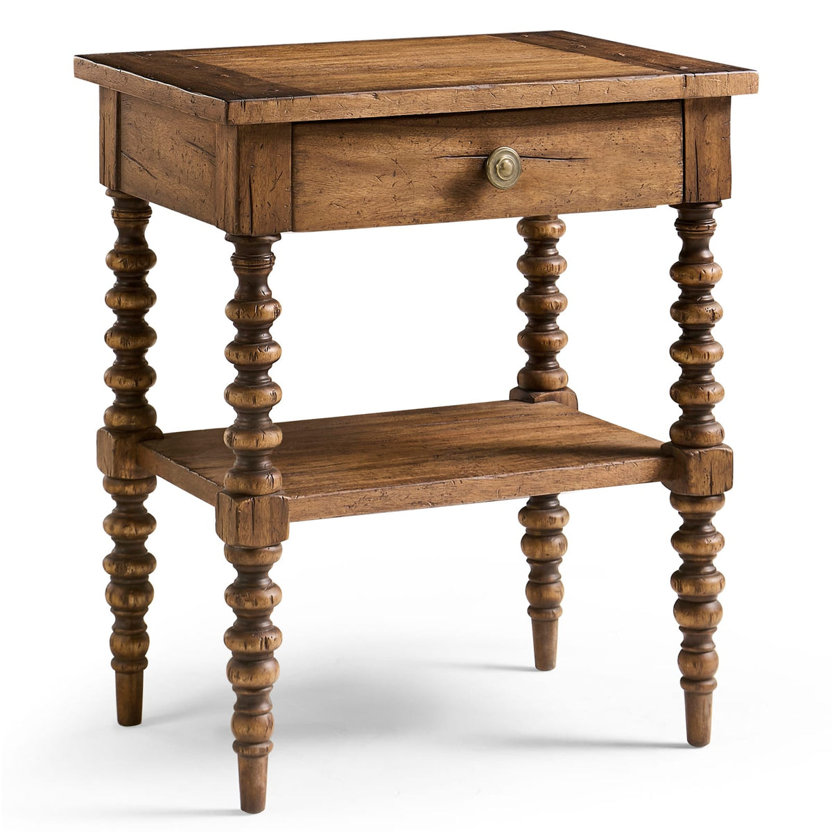 Jonathan Charles Sleeping Tamarisk Narrow Bedside Table House of Isabella UK