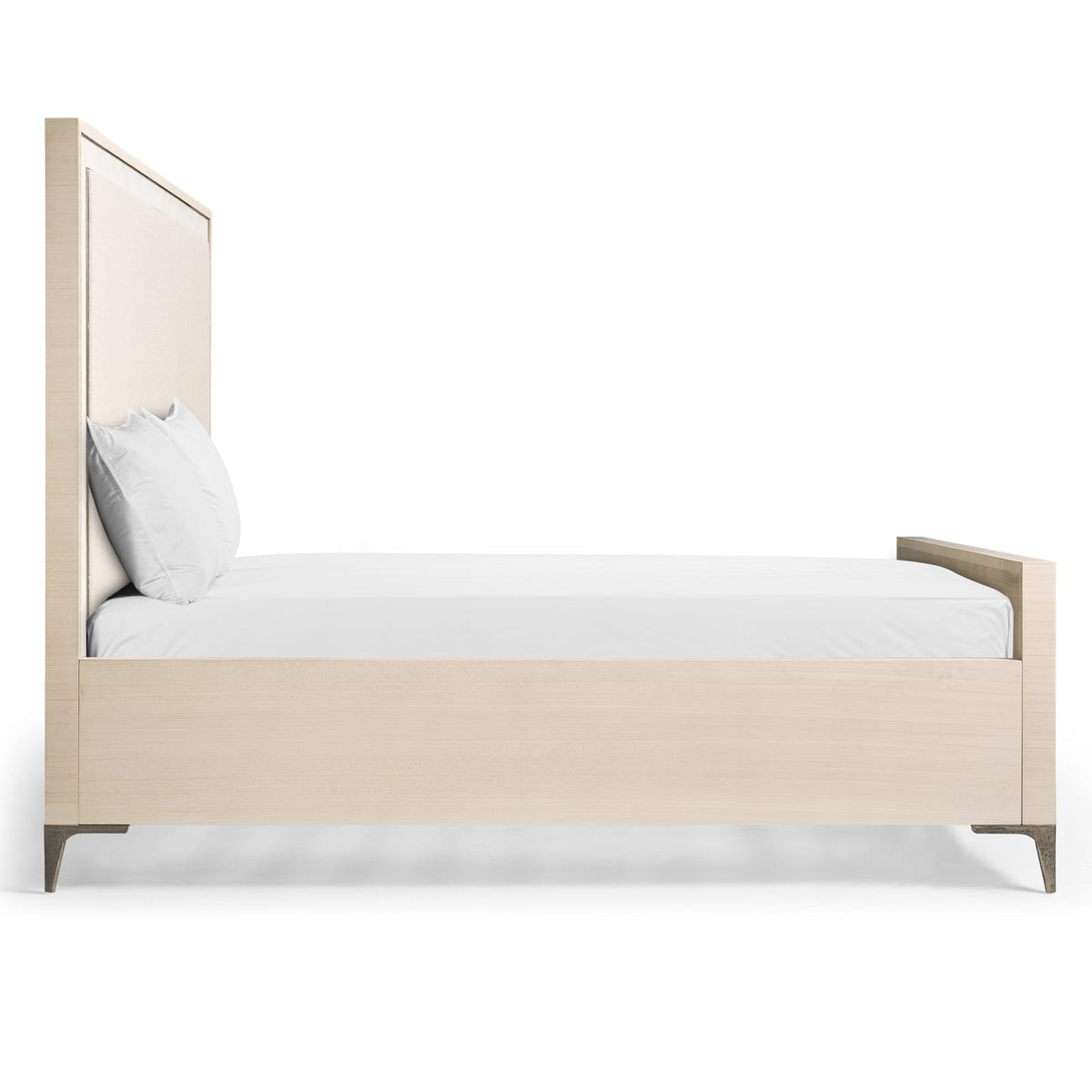 Jonathan Charles Sleeping Tideline Bone & Linen Upholstered UK King Bed House of Isabella UK