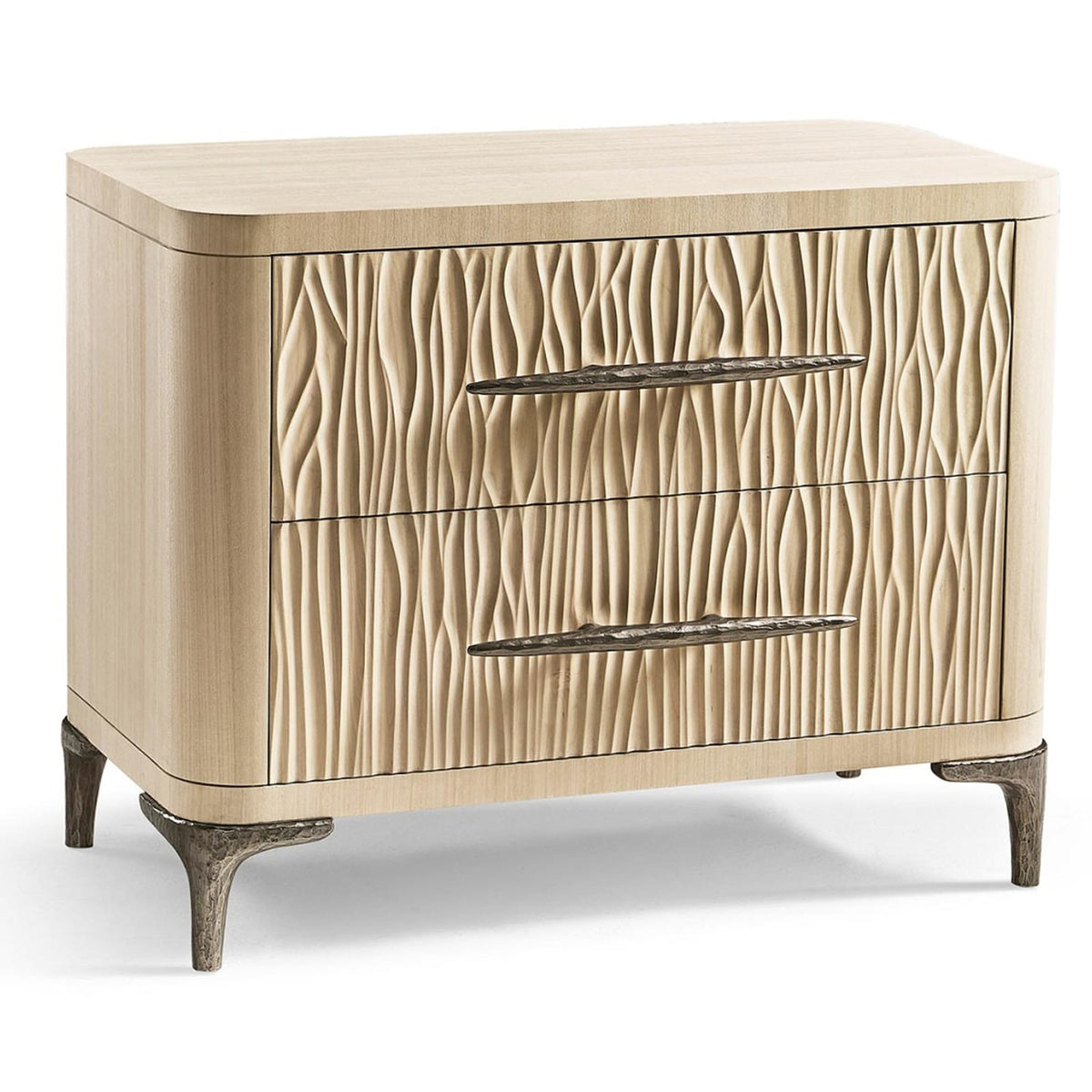 Jonathan Charles Sleeping Undercurrent Bedside Table House of Isabella UK