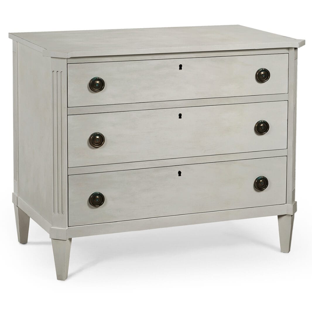 Jonathan Charles Storage Aeon Chest of Drawers in Grey 122cm House of Isabella UK