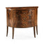 Jonathan Charles Storage Biedermeier style mahogany demilune cabinet House of Isabella UK