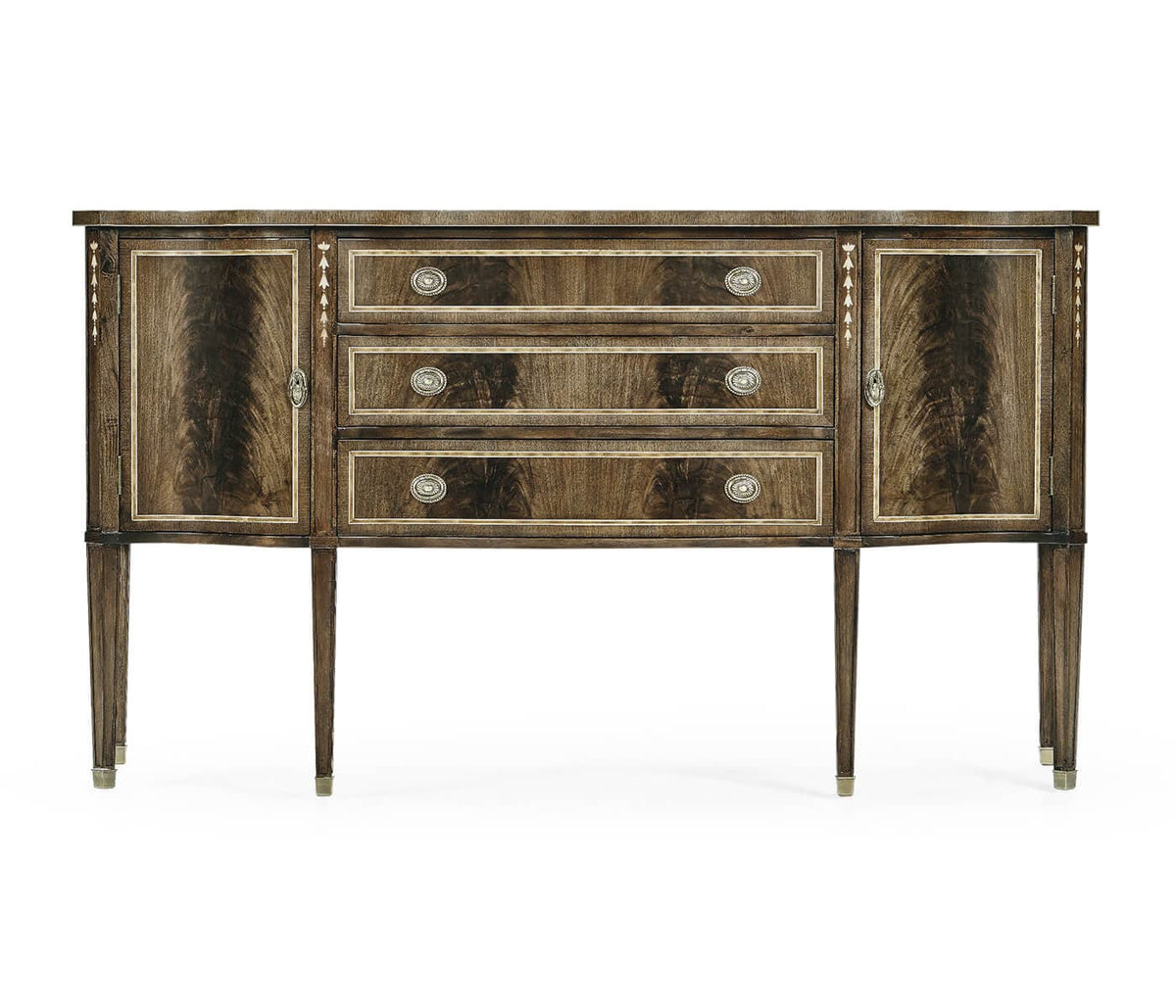 Jonathan Charles Storage Buckingham Bleached Mahogany Breakfront Sideboard House of Isabella UK