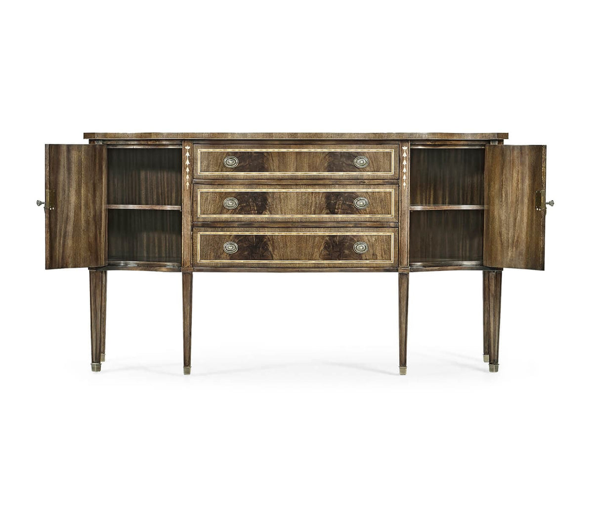 Jonathan Charles Storage Buckingham Bleached Mahogany Breakfront Sideboard House of Isabella UK