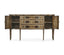 Jonathan Charles Storage Buckingham Bleached Mahogany Breakfront Sideboard House of Isabella UK