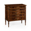 Jonathan Charles Storage Buckingham Mahogany Chest of Drawers with Concave Profile House of Isabella UK