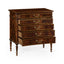 Jonathan Charles Storage Buckingham Mahogany Chest of Drawers with Concave Profile House of Isabella UK