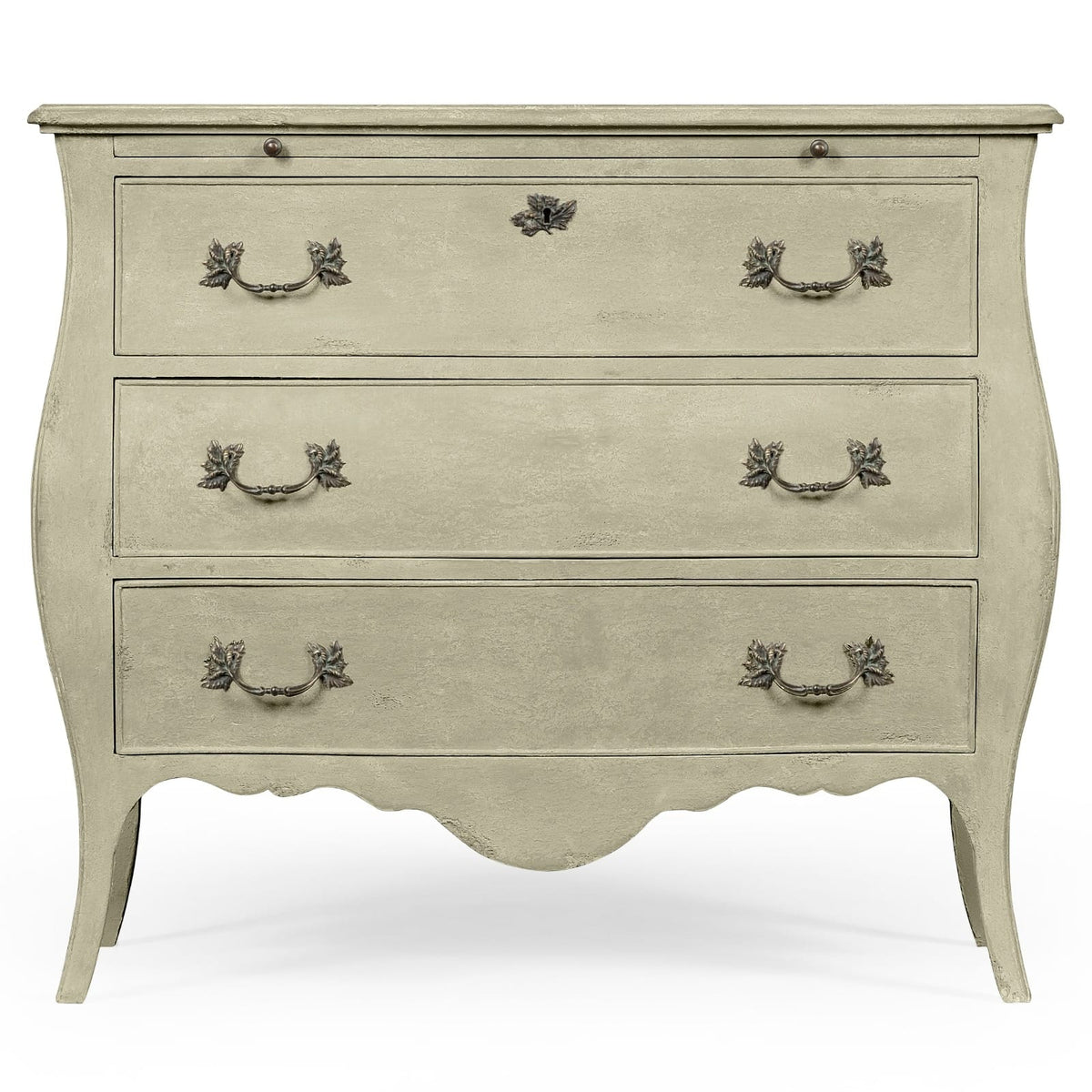 Jonathan Charles Storage Chest of Drawers Bombe in Grey House of Isabella UK