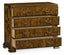 Jonathan Charles Storage Chest of Drawers Chippendale Honey Walnut House of Isabella UK