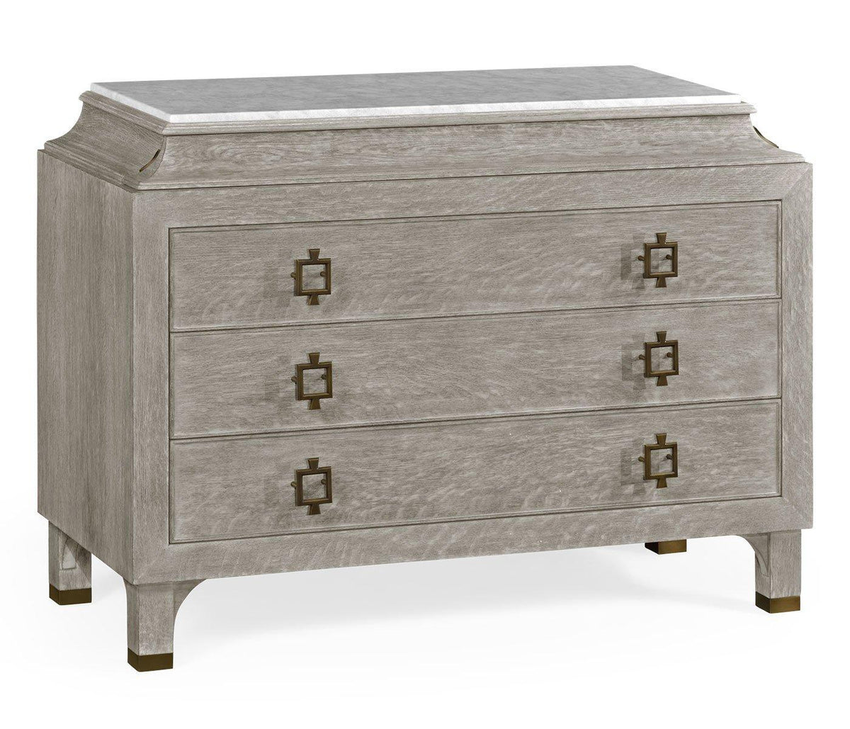 Jonathan Charles Storage Doha Chest of Drawers in Oak in Grey House of Isabella UK