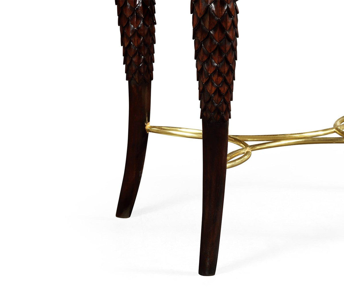 Jonathan Charles Storage Drinks Cabinet with Feather Inlay House of Isabella UK